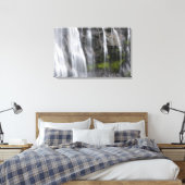 VS, WA, Mt. Rainier NP, Narada Falls Canvas Afdruk (Insitu (Slaapkamer))