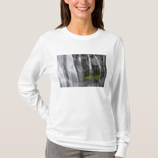 VS, WA, Mt. Rainier NP, Narada Falls T-shirt (Voorkant)