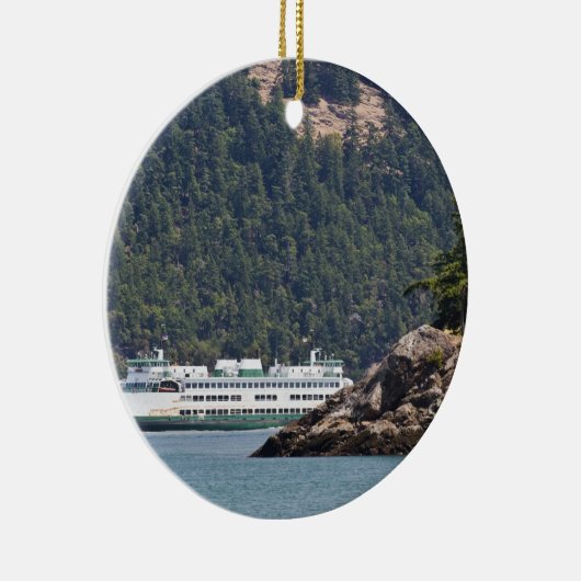 VS, WA. Washington State Ferries Keramisch Ornament (Rechts)