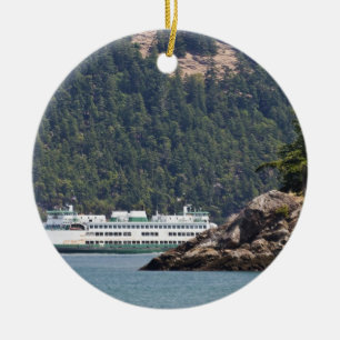 VS, WA. Washington State Ferries Keramisch Ornament