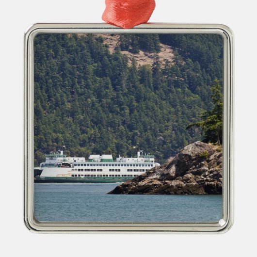 VS, WA. Washington State Ferries Metalen Ornament (Voorkant)