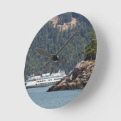 VS, WA. Washington State Ferries Ronde Klok (Hoek)