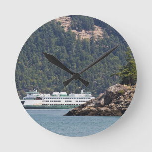VS, WA. Washington State Ferries Ronde Klok