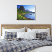 VS, Washington, Beacon Rock State Park, Beacon Canvas Afdruk (Insitu (Slaapkamer))