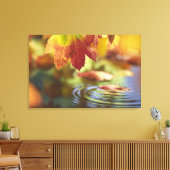 VS, Washington, Bellingham, Close-up van herfst Canvas Afdruk (Insitu (Woonkamer))