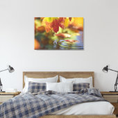 VS, Washington, Bellingham, Close-up van herfst Canvas Afdruk (Insitu (Slaapkamer))