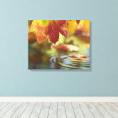 VS, Washington, Bellingham, Close-up van herfst Canvas Afdruk (Insitu (Houten vloer))