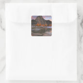 VS, Washington, Cascadegebergte. Prusik Peak Vierkante Sticker (Tas)