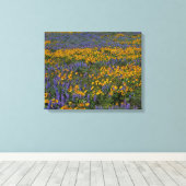 VS, Washington, Columbia River Gorge National Canvas Afdruk (Insitu (Houten vloer))