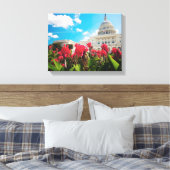 VS, Washington DC, Capitol Building Canvas Afdruk (Insitu (Slaapkamer))