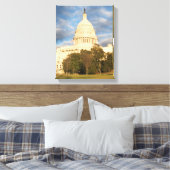 VS, Washington DC, Capitolgebouw Canvas Afdruk (Insitu (Slaapkamer))