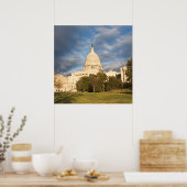 VS, Washington DC, Capitolgebouw Poster (Keuken)