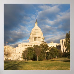VS, Washington DC, Capitolgebouw Poster