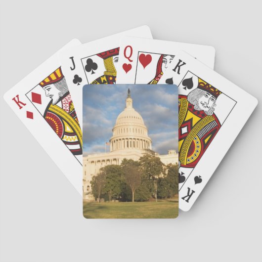 VS, Washington DC, Capitolgebouw Speelkaarten (Achterkant)