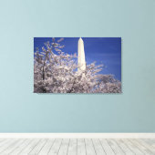VS, Washington DC. Cherry Blossom Festival en Canvas Afdruk (Insitu (Houten vloer))