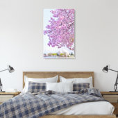VS, Washington DC, Cherry tree in bloom Canvas Afdruk (Insitu (Slaapkamer))