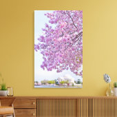 VS, Washington DC, Cherry tree in bloom Canvas Afdruk (Insitu (Woonkamer))