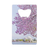 VS, Washington DC, Cherry tree in bloom Creditkaart Flessenopener (Achterkant)
