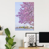VS, Washington DC, Cherry tree in bloom Poster (Thuiskantoor)