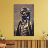 VS, Washington DC. Thomas Jefferson Memorial. Canvas Afdruk (Insitu (Woonkamer))