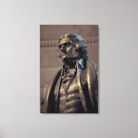 VS, Washington DC. Thomas Jefferson Memorial. Canvas Afdruk (Voorkant)