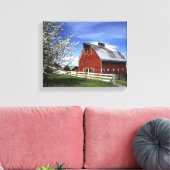 VS, Washington, Ellensburg, Schuur Canvas Afdruk (Insitu (Woonkamer))