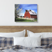 VS, Washington, Ellensburg, Schuur Canvas Afdruk (Insitu (Slaapkamer))