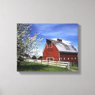 VS, Washington, Ellensburg, Schuur Canvas Afdruk