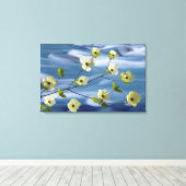 VS, Washington, Hood Canal. Pacifische doornhaai Canvas Afdruk (Insitu (Houten vloer))