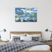 VS, Washington, Hood Canal. Pacifische doornhaai Canvas Afdruk (Insitu (Slaapkamer))