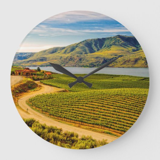 VS, Washington, Lake Chelan. Benson Vineyards Grote Klok (Voorkant)