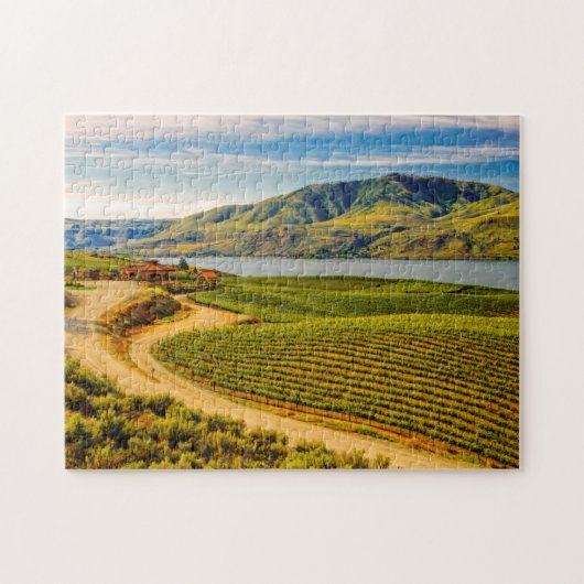 VS, Washington, Lake Chelan. Benson Vineyards Legpuzzel (Horizontaal)