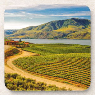 VS, Washington, Lake Chelan. Benson Vineyards Onderzetter