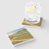 VS, Washington, Lake Chelan. Benson Vineyards Stenen Onderzetter (Zijkant)