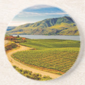 VS, Washington, Lake Chelan. Benson Vineyards Zandsteen Onderzetter (Voorkant)