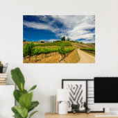 VS, Washington, Lake Chelan. Vineyard III Poster (Thuiskantoor)