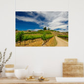 VS, Washington, Lake Chelan. Vineyard III Poster (Keuken)