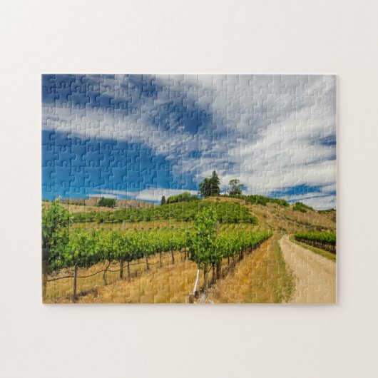 VS, Washington, Lake Chelan. Wijngaard 3 Legpuzzel (Horizontaal)