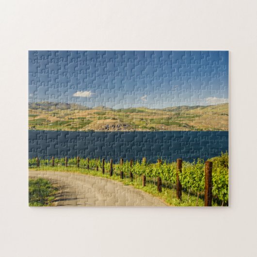 VS, Washington, Lake Chelan. wijngaarden Legpuzzel (Horizontaal)