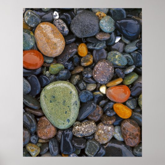 VS, Washington, Lopez Island, Agate Beach Poster (Voorkant)