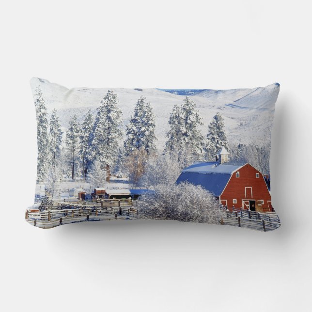 VS, Washington, Methow Valley, Schuren in Kussen (Voorkant)