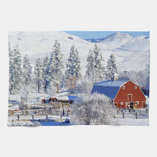 VS, Washington, Methow Valley, Schuren in Theedoek (Horizontaal)