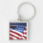 VS, Washington, Moses Lake. Muurschildering van de Sleutelhanger (Voorkant)