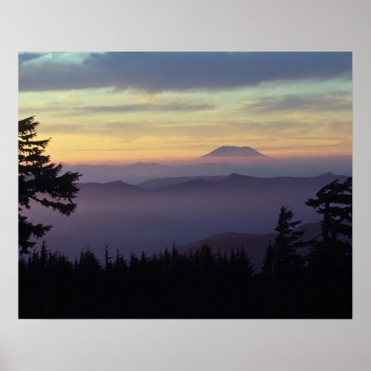 VS, Washington. Mount St. Helens gezien door Poster (Voorkant)