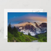 VS, Washington, Mt. Rainier. Morning sun Briefkaart (Voorkant / Achterkant)