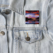 VS, Washington, Mt. Rainier National Park, Vierkante Button 5,1 Cm (In situ)