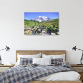 VS, Washington, Mt. Rainier NP, Mt. Rainier en 2 Canvas Afdruk (Insitu (Slaapkamer))