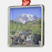 VS, Washington, Mt. Rainier NP, Mt. Rainier en 2 Metalen Ornament (Links)