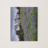 VS, Washington, Mt. Rainier NP, Mt. Rainier en Legpuzzel (Verticaal)