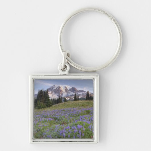 VS, Washington, Mt. Rainier NP, Mt. Rainier en Sleutelhanger (Voorkant)